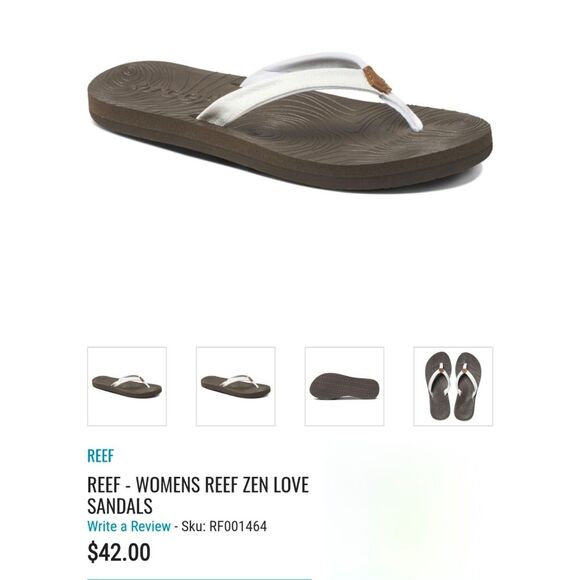 Reef Zen Love Sandals Flip Flops - Picture 11 of 11